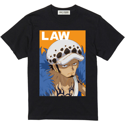 T-Shirt Trafalgar Law SCHWARZ (S - XL Größe) One Piece Mugiwara Store