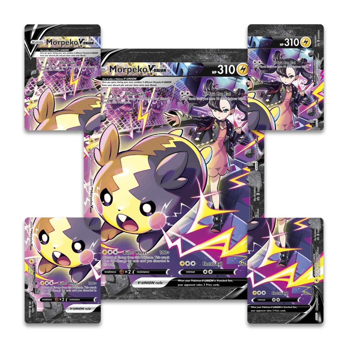 Crown Zenith Premium Playmat Collection (Morpeko V-UNION) Pokemon Card Game (Spanish ver.)
