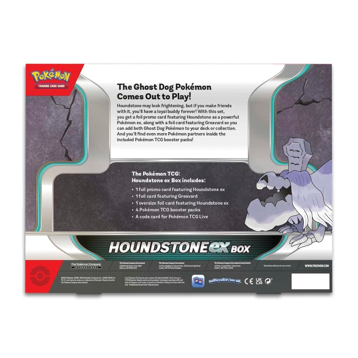 Houndstone ex Box Pokemon Card Game (Spanish ver.)