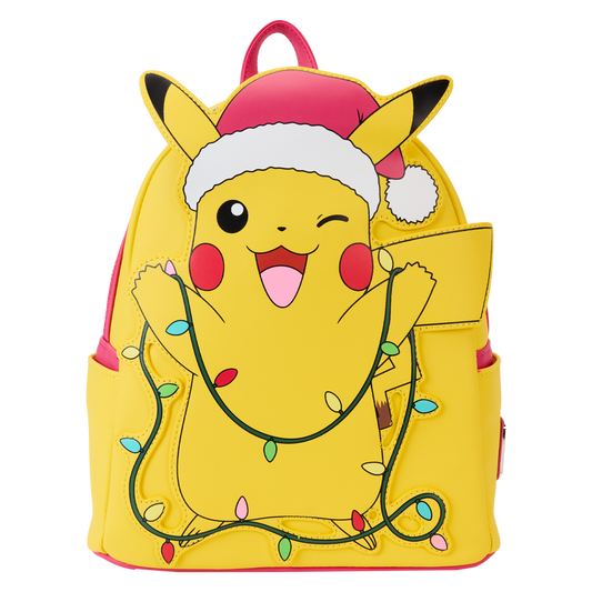 Pokémon Santa Pikachu String Lights Light Up Mini Backpack