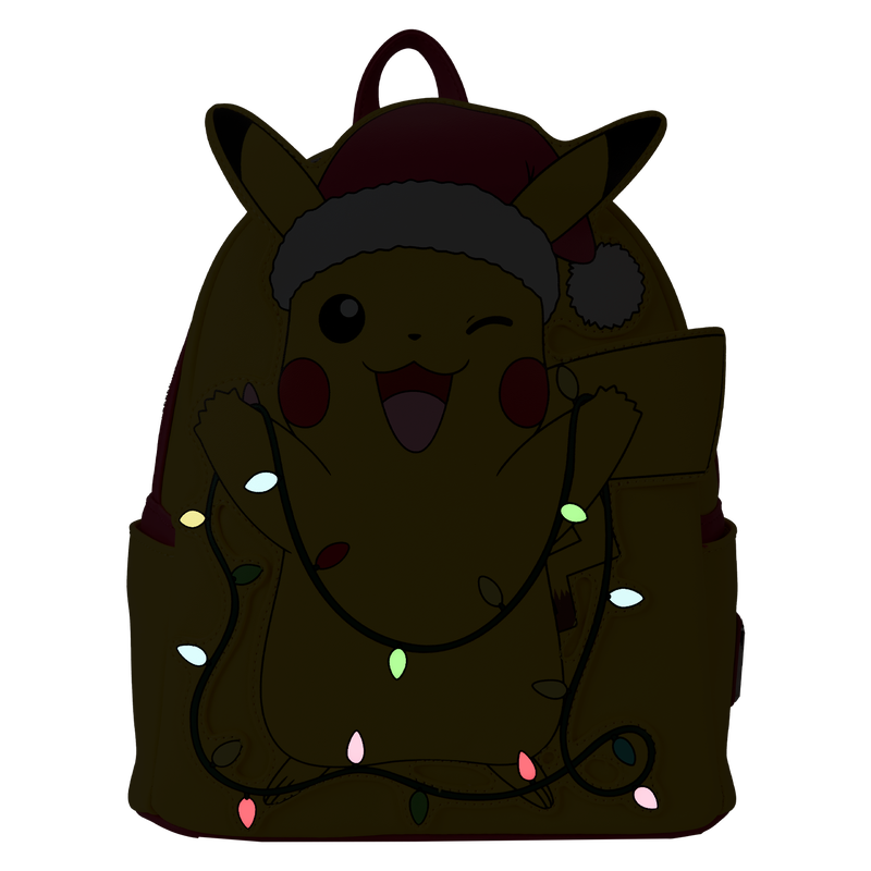 Pokémon Santa Pikachu String Lights Light Up Mini Backpack