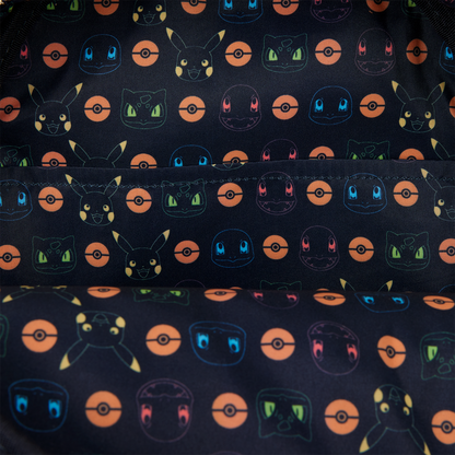 Pokémon Kunstleder Allover-Druck Mini-Rucksack