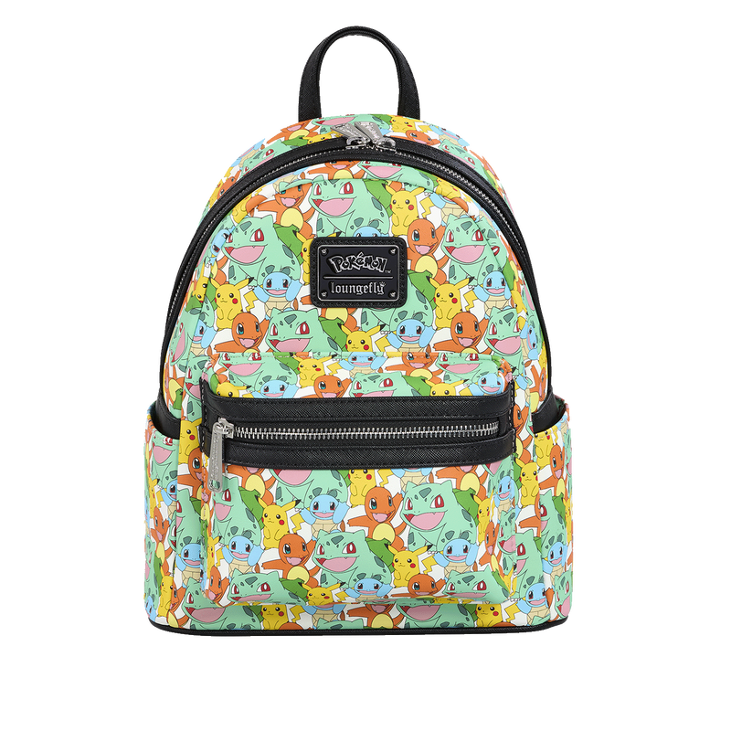 Pokémon Pikachu And Starters All Over Print Mini Backpack