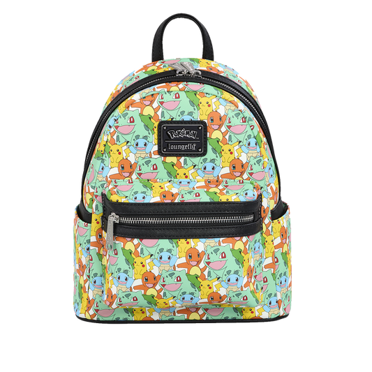 Pokémon Pikachu And Starters All Over Print Mini Backpack