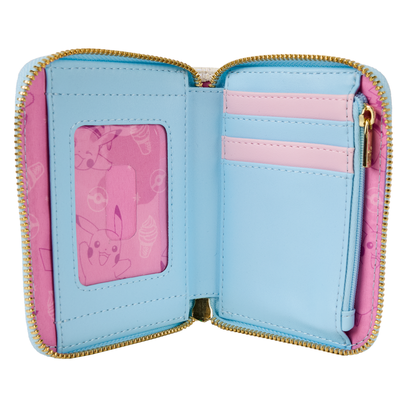 بوكيمون بيكاتشو قوس قزح محفظة بسحاب حولها