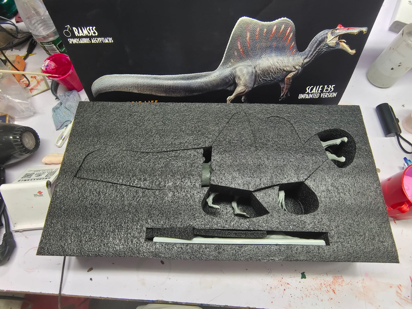 Ramses Spinosaurus UNPAINTED PVC VER. MESOZOIC LIFE - THE FIGURE SERIES