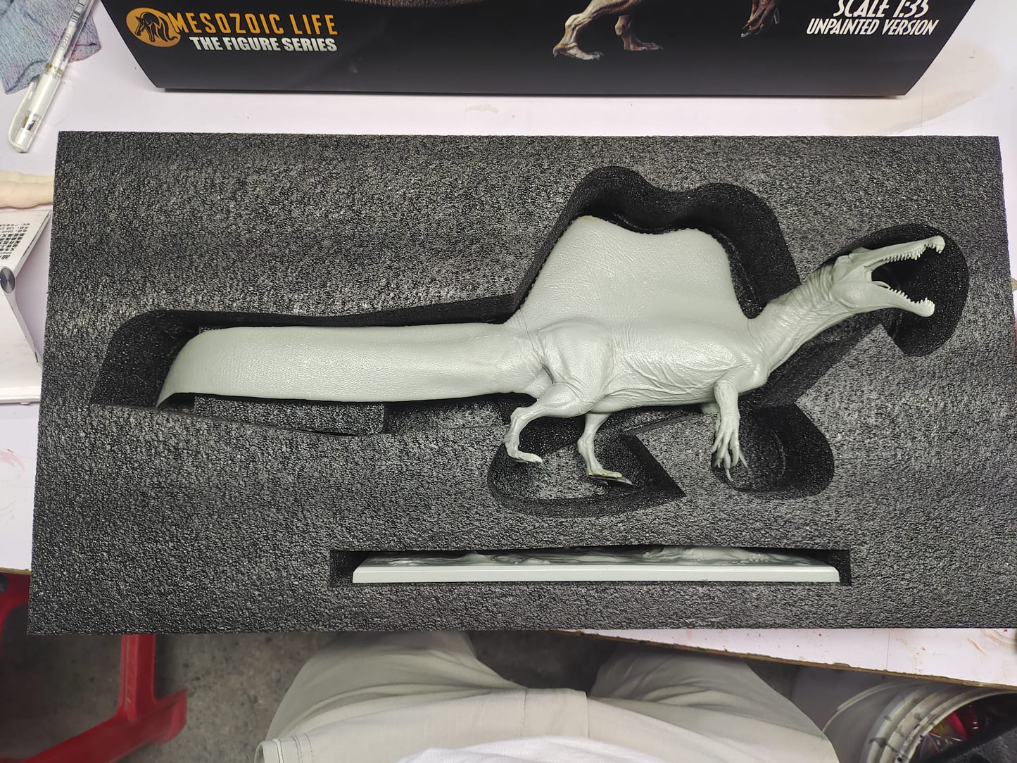 Ramses Spinosaurus UNPAINTED PVC VER. MESOZOIC LIFE - THE FIGURE SERIES