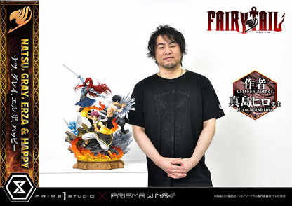 Erza &amp; Happy &amp; Gray &amp; Natsu DX version Prisma Wing Fairy Tail