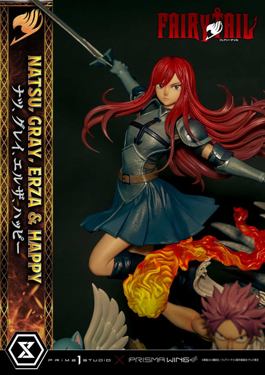 Erza & Happy & Gray & Natsu DX version Prisma Wing Fairy Tail