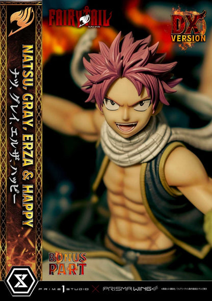 Erza &amp; Happy &amp; Gray &amp; Natsu DX version Prisma Wing Fairy Tail