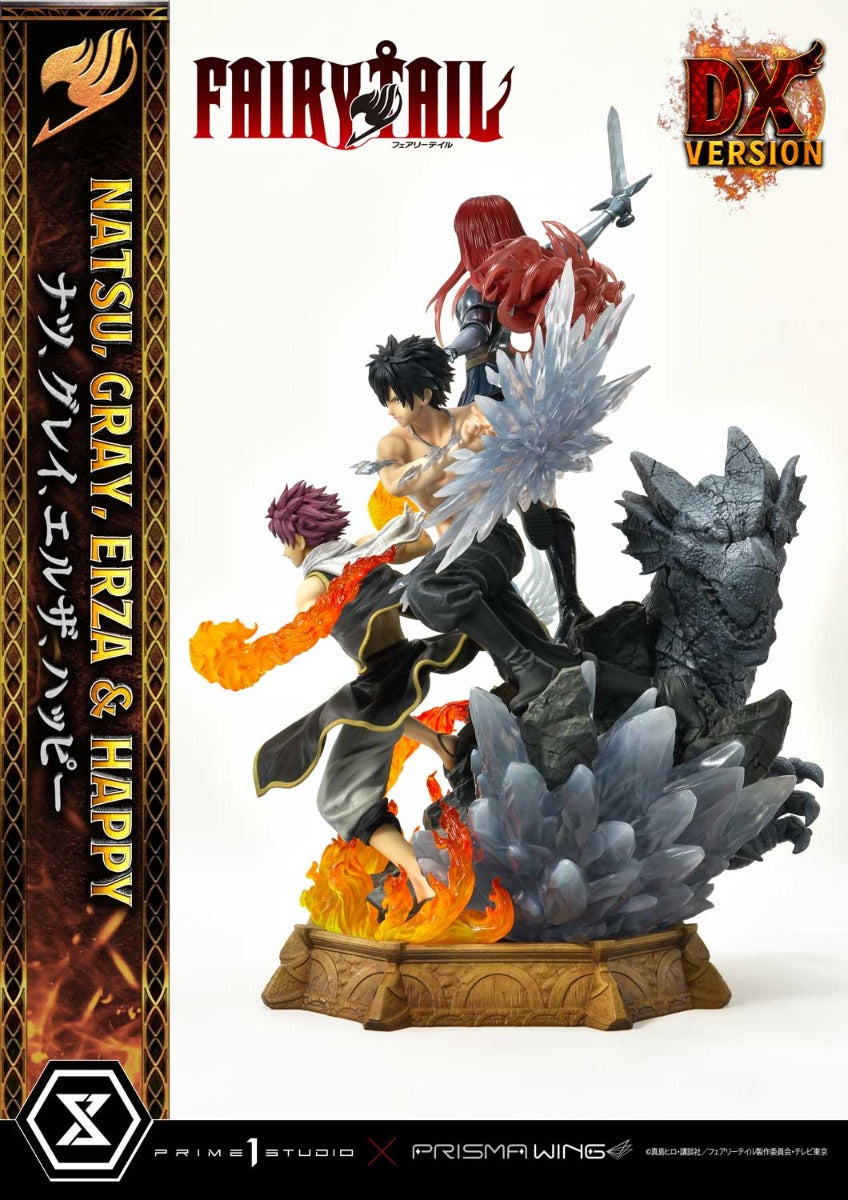 Erza & Happy & Gray & Natsu DX version Prisma Wing Fairy Tail