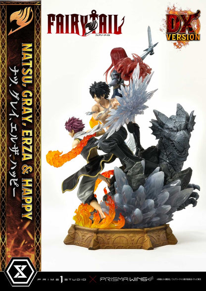 Erza &amp; Happy &amp; Gray &amp; Natsu DX version Prisma Wing Fairy Tail