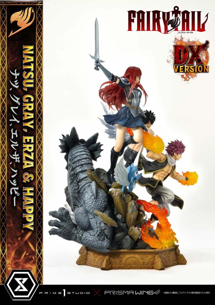 Erza & Happy & Gray & Natsu DX version Prisma Wing Fairy Tail