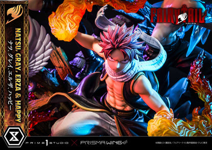 Erza &amp; Happy &amp; Gray &amp; Natsu DX version Prisma Wing Fairy Tail