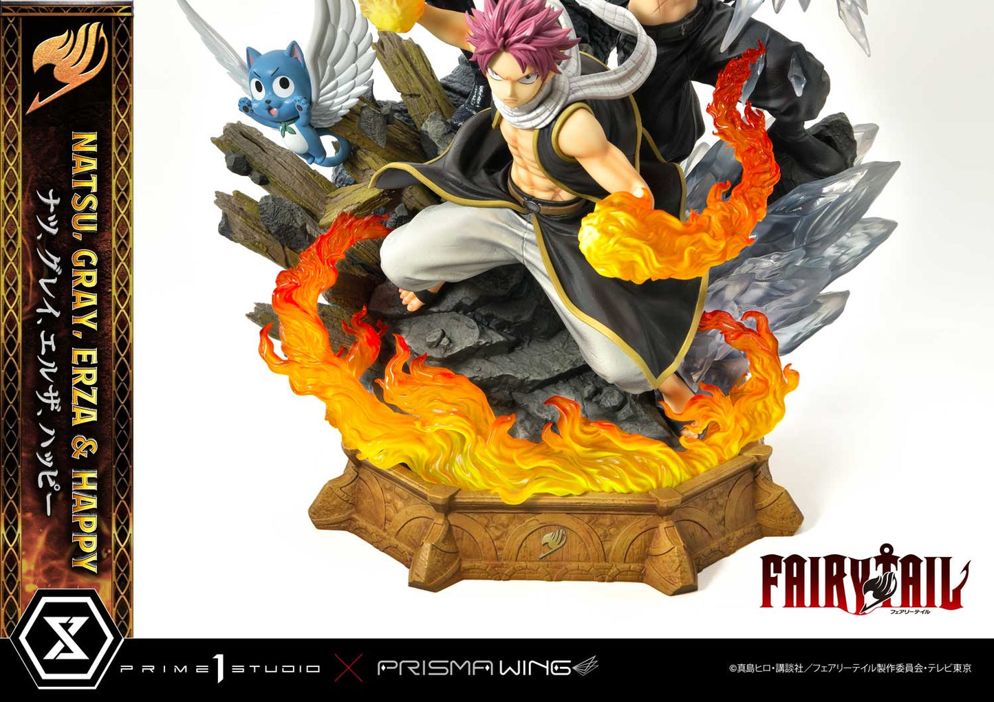 Erza & Happy & Gray & Natsu DX version Prisma Wing Fairy Tail