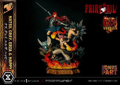 Erza &amp; Happy &amp; Gray &amp; Natsu DX version Prisma Wing Fairy Tail