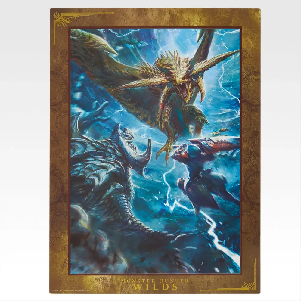 Original poster art Premio B Ichiban Kuji Monster Hunter Wilds