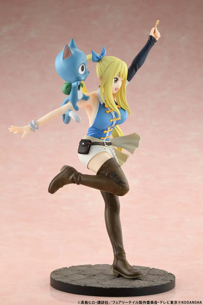 Lucy Heartfilia & Happy Wink Ver. Bell Fine Fairy Tail