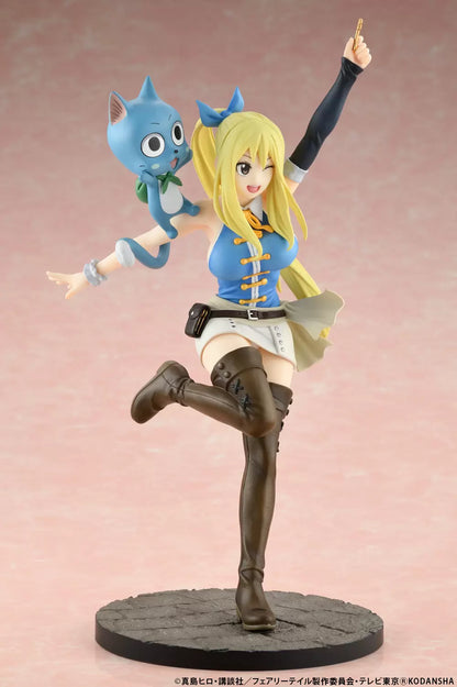 Lucy Heartfilia & Happy Wink Ver. Bell Fine Fairy Tail