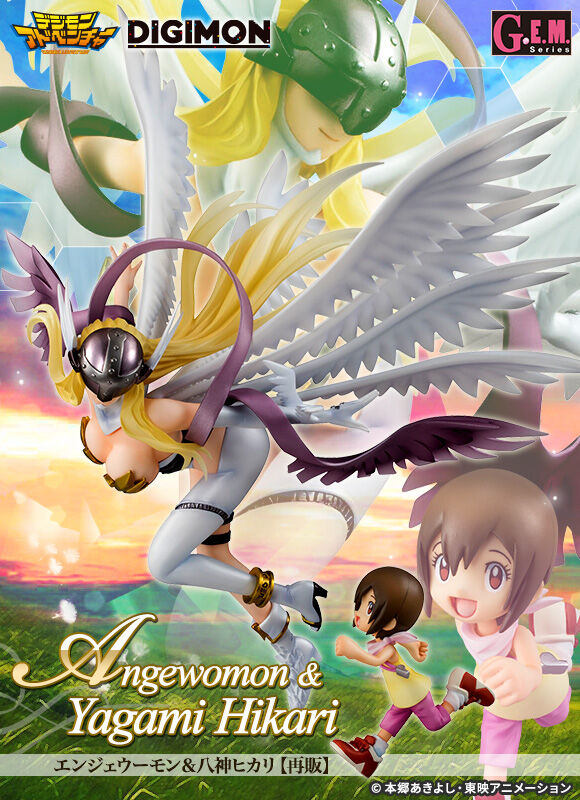 Angewomon & Hikari Yagami GEM Digimon Megahouse