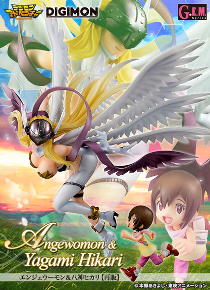 Angewomon & Hikari Yagami GEM Digimon Megahouse