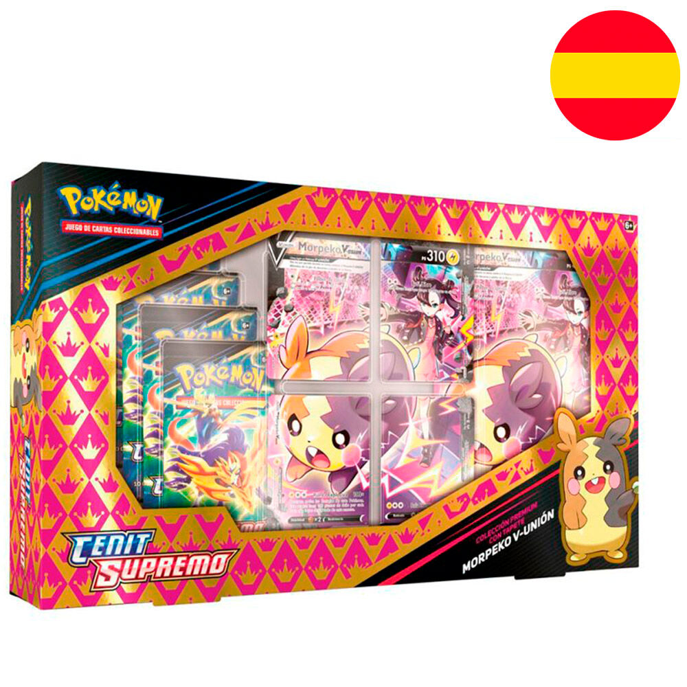 Crown Zenith Premium Playmat Collection (Morpeko V-UNION) Pokemon Card Game (Spanish ver.)