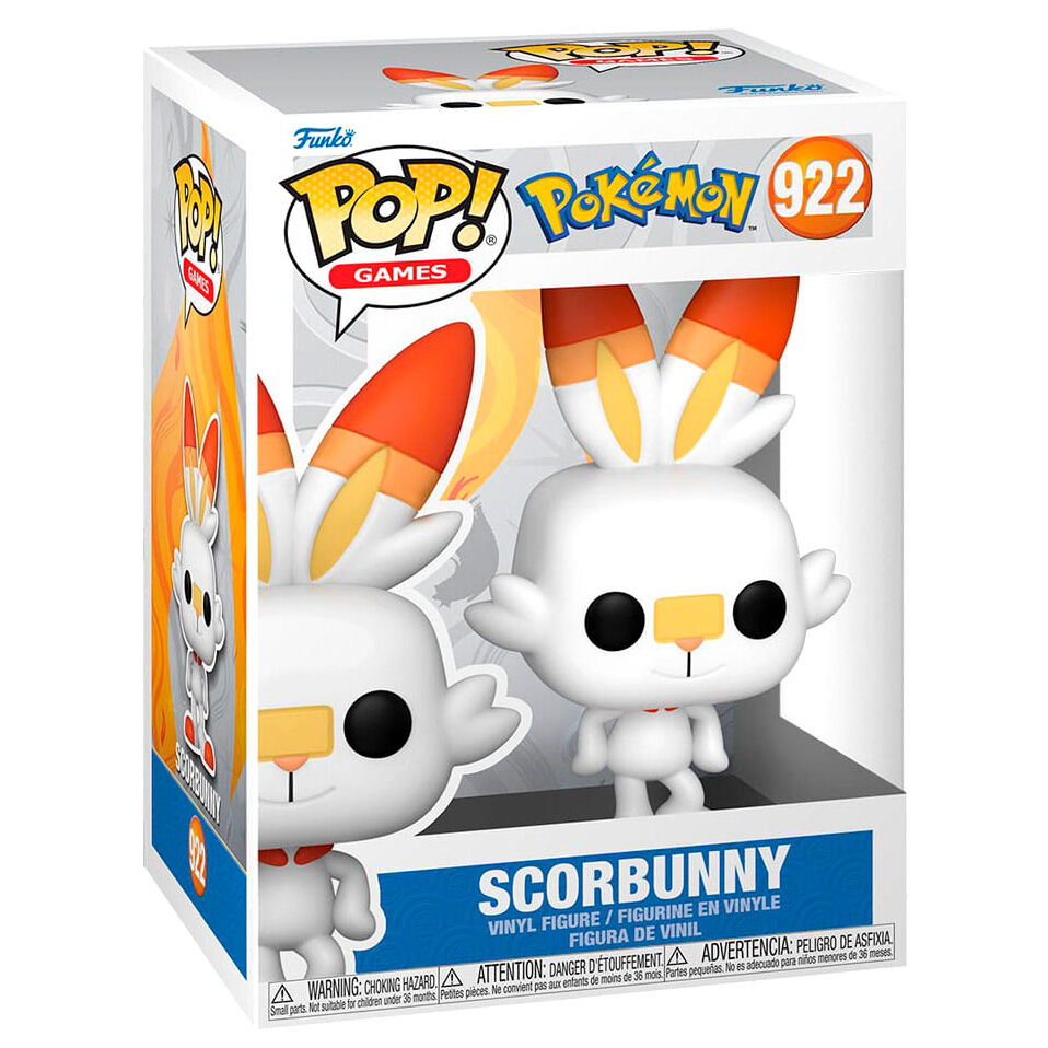 Scorbunny Funko POP 922 Pokemon FUNKO