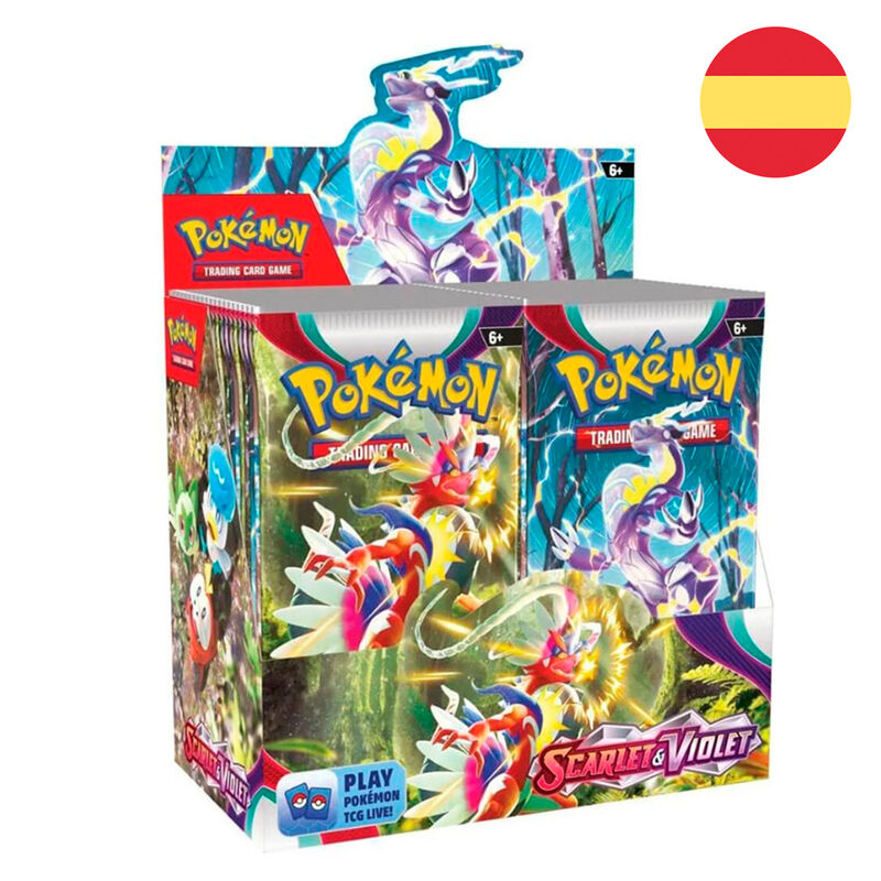 Caja 36 Sobres Scarlet & Violet Pokemon Card Game (Spanish ver.)