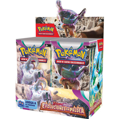 Box 36 Bustine Paldea Evolved Pokemon Card Game (versione spagnola)
