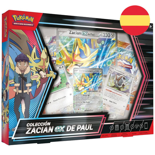 Hop’s Zacian ex Box Pokemon Card Game (Spanish ver.)