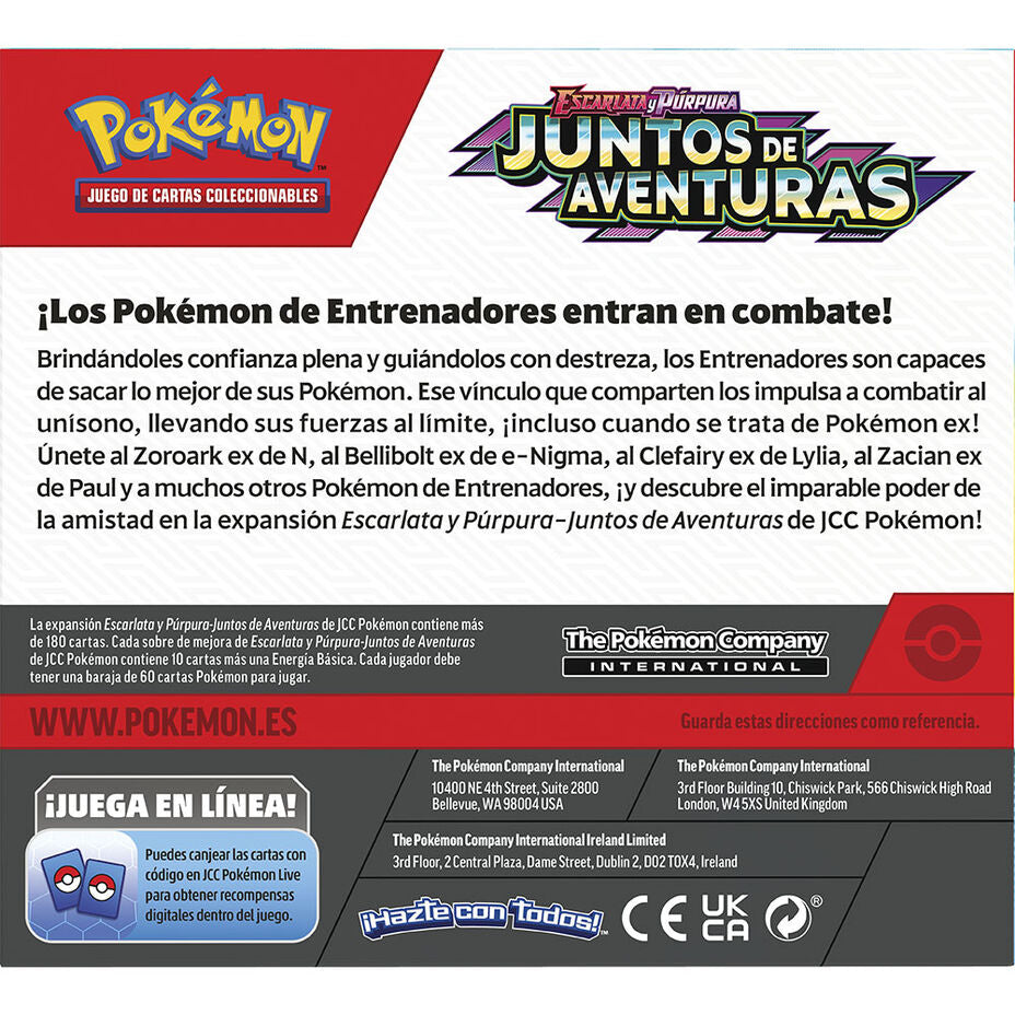 Caja 36 Sobres Journey Together Pokemon Card Game (Spanish ver.)