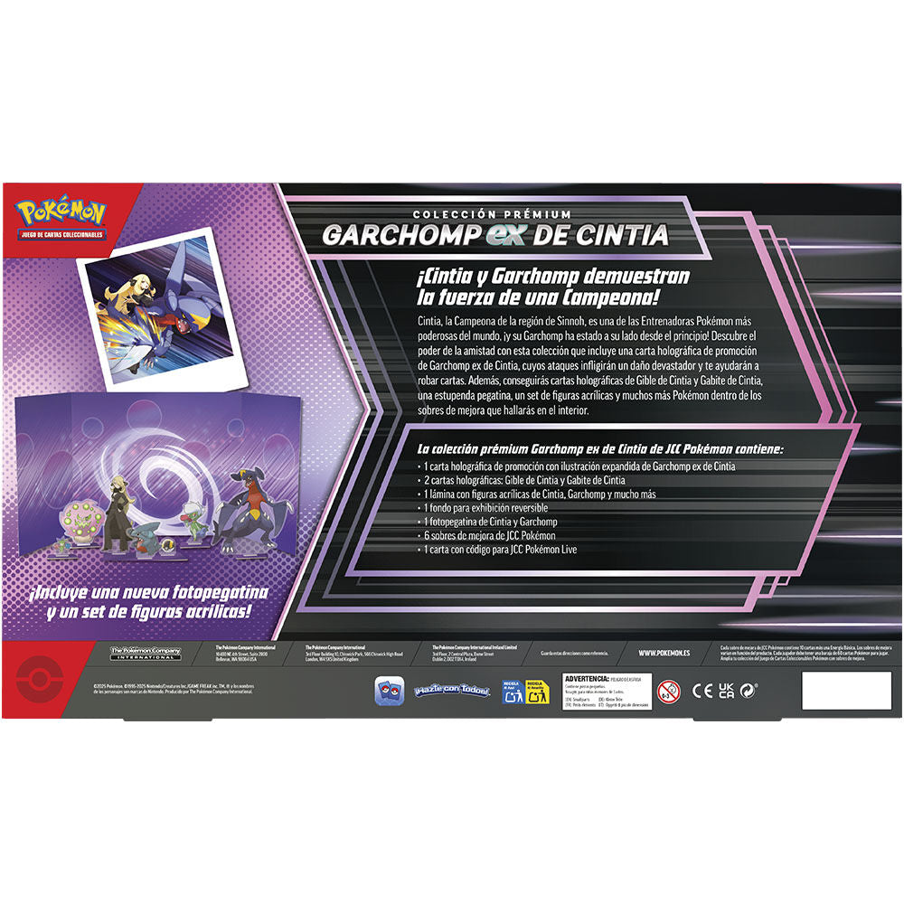 Pokemon Card Game Blister Garchomp ex de Cintia (Spanish Ver.)