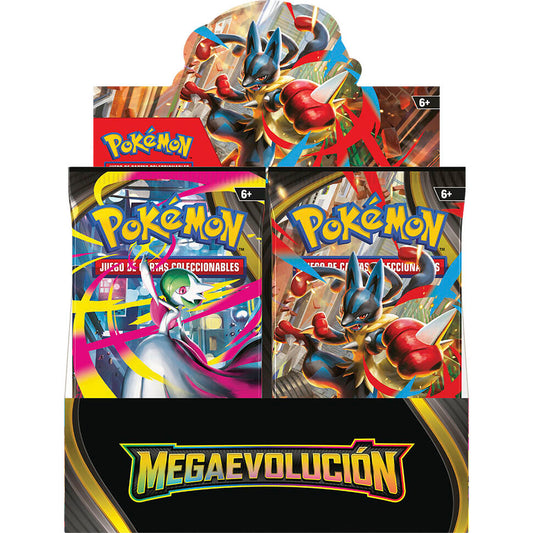Caja 36 Sobres Mega Evolution Pokemon Card Game (Spanish ver.)