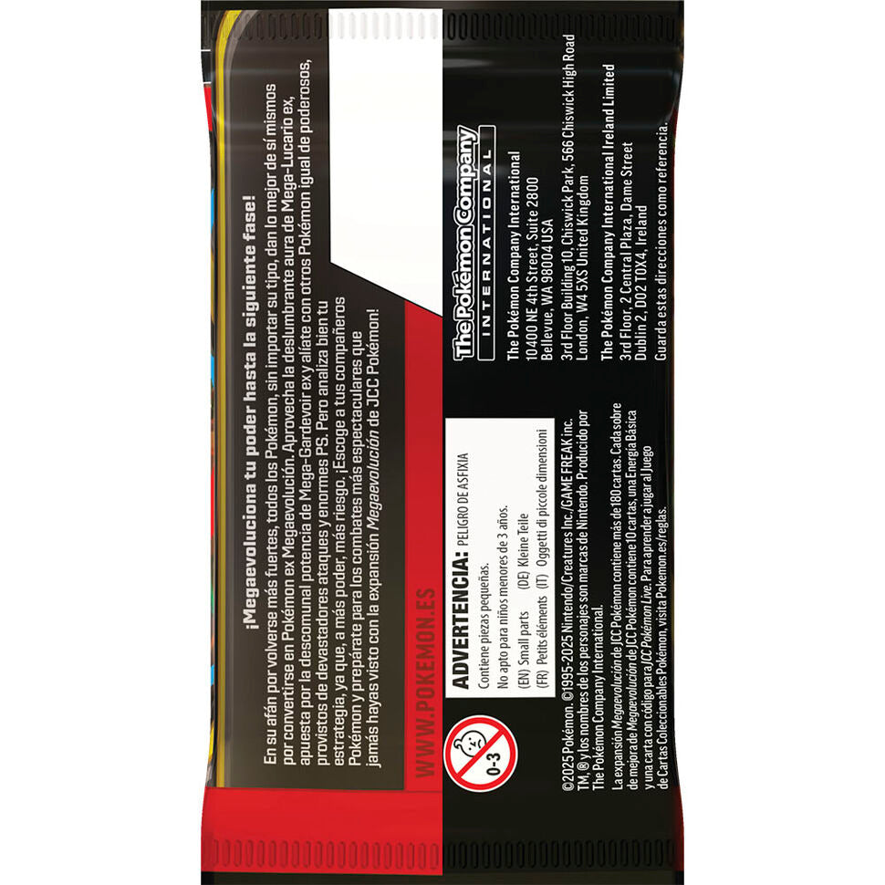 Caja 36 Sobres Mega Evolution Pokemon Card Game (Spanish ver.)