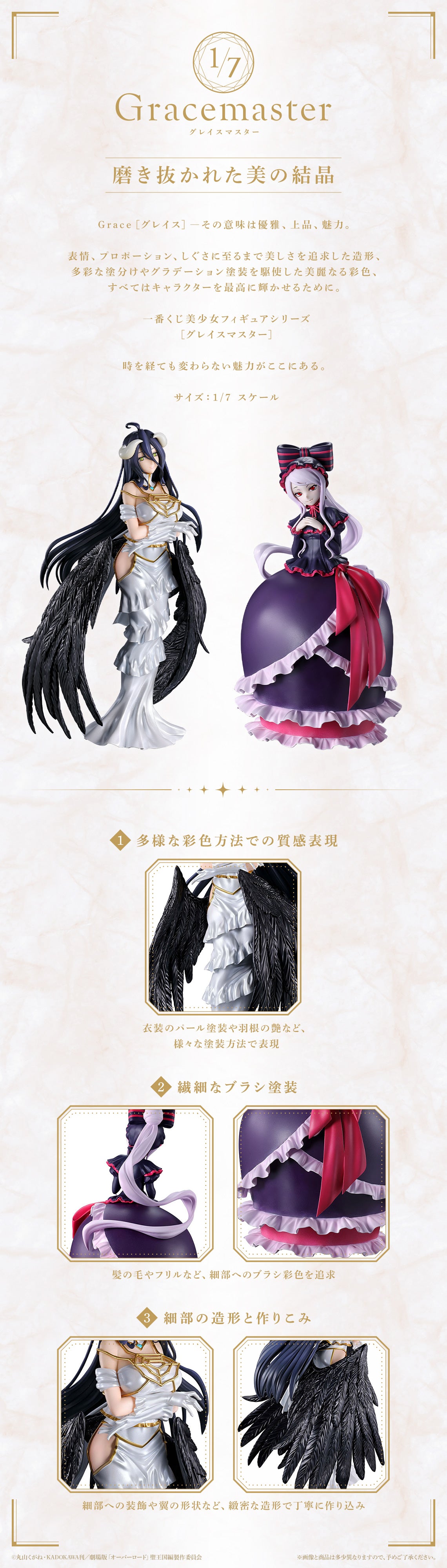 Albedo 1/7 Last One Gracemaster Ichiban Kuji Overlord
