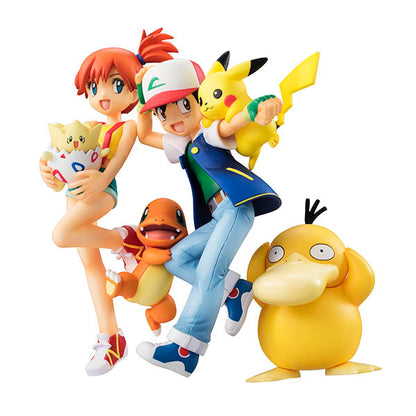 Ash Ketchum & Charmander & Pikachu / Satoshi & Hitokage & Pikachu G.E.M. Pocket Monsters Series MEGAHOUSE