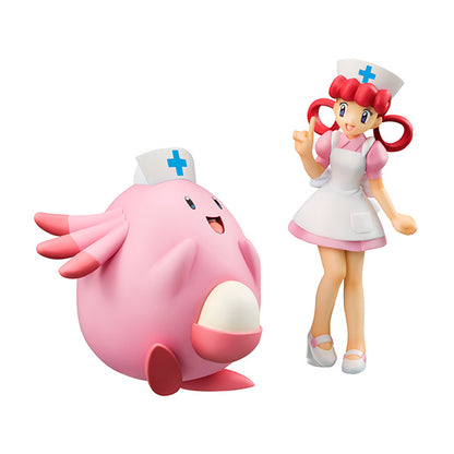 Nurse Joy & Chansey / Joy & Lucky G.E.M. Pocket Monsters Series MEGAHOUSE