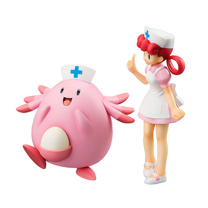 Nurse Joy & Chansey / Joy & Lucky G.E.M. Pocket Monsters Series MEGAHOUSE