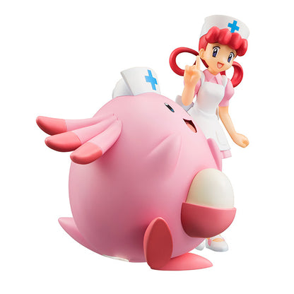 Nurse Joy & Chansey / Joy & Lucky G.E.M. Pocket Monsters Series MEGAHOUSE