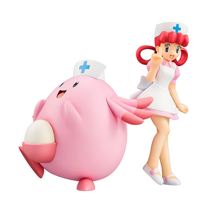 Nurse Joy & Chansey / Joy & Lucky G.E.M. Pocket Monsters Series MEGAHOUSE