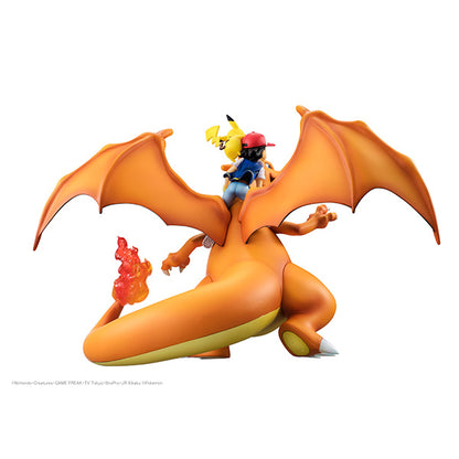 Ash Ketchum & Charizard & Pikachu / Satoshi & Lizardon & Pikachu G.E.M. Pocket Monsters Series MEGAHOUSE