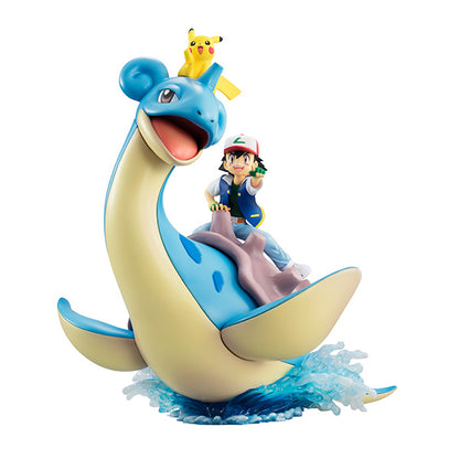 Ash Ketchum & Lapras & Pikachu / Satoshi & Laplace & Pikachu G.E.M. Pocket Monsters Series MEGAHOUSE