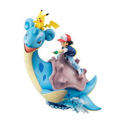 Ash Ketchum & Lapras & Pikachu / Satoshi & Laplace & Pikachu G.E.M. Pocket Monsters Series MEGAHOUSE