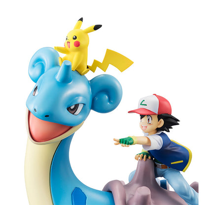 Ash Ketchum & Lapras & Pikachu / Satoshi & Laplace & Pikachu G.E.M. Pocket Monsters Series MEGAHOUSE