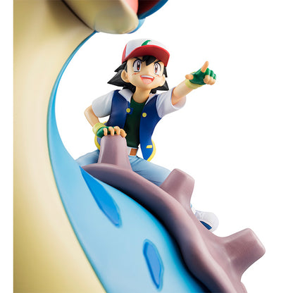 Ash Ketchum & Lapras & Pikachu / Satoshi & Laplace & Pikachu G.E.M. Pocket Monsters Series MEGAHOUSE