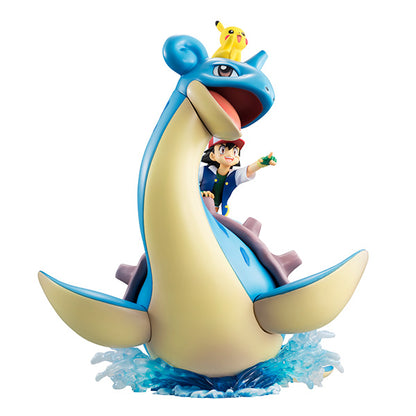 Ash Ketchum & Lapras & Pikachu / Satoshi & Laplace & Pikachu G.E.M. Pocket Monsters Series MEGAHOUSE