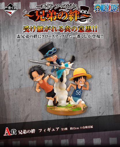 Brothers' Bonds Luffy & Sabo & Ace premio A Ichiban Kuji One Piece