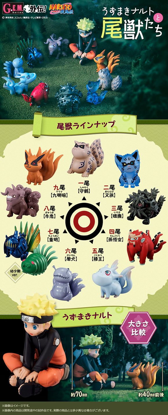 Uzumaki Naruto and the Tailed Beasts GEM Gaiden! Naruto Shippuden Megahouse