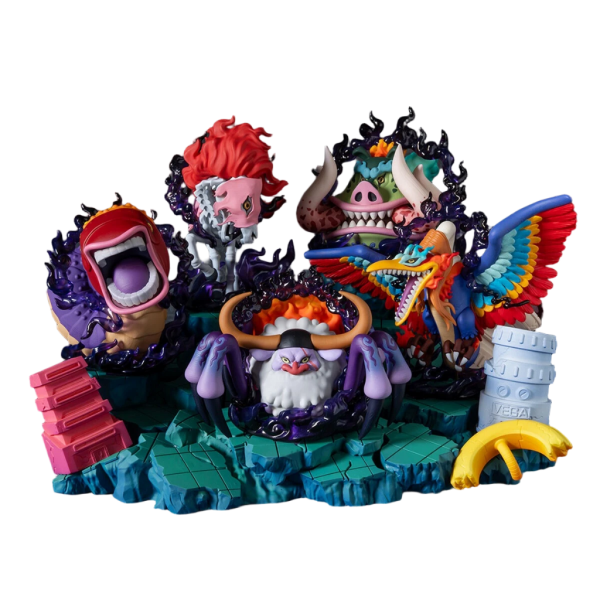 Luffy vs Five Elders (Set of 6) World Collectible Figure PREMIUM One Piece  Limited Edition