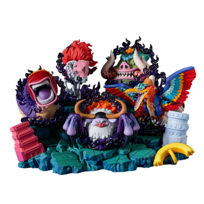 Luffy vs Five Elders (Set of 6) World Collectible Figure PREMIUM One Piece  Limited Edition